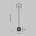Подвесной светильник Maytoni Sapphire SLMOD293PL-L6BS3K