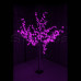 Светодиодное дерево "Сакура", высота 1,5 м, диаметр кроны 1,3м, фиолетовые диоды, IP 44, понижающий трансформатор в комплекте, NEON-NIGHT, SL531-306