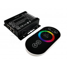 Сенсорный RGBW-контроллер MIG-LPH5-32A Touch (12-24V, 4х8А, 384-768W)